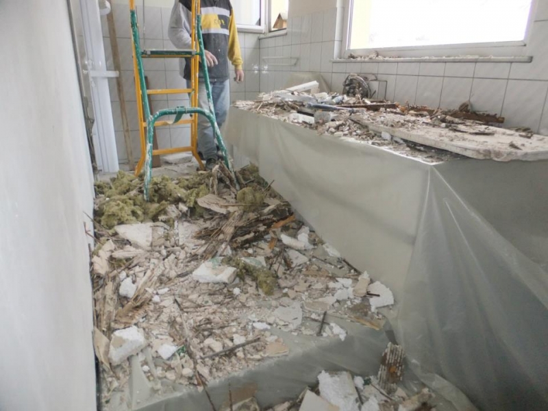 Rénovation salle de bain suite dégât des eaux
